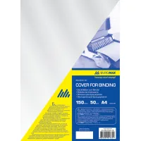 Cover for Buromax A4 binding, plastic 150μm, transparent, 50 pcs. in a package (BM.0540-00)