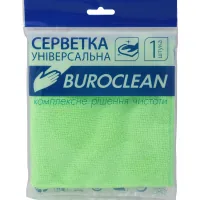 Серветки Buroclean universal microfiber, 30х30 cm, 1шт (10200122)