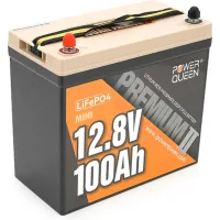 Battery LiFePo4 Power Queen 12.8V 100Ah Mini (P12V100-PREM-16-A60-DE)