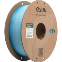 Plastic for 3D printer eSUN PLA Clear Rainbow 1.75mm 1kg Transl BLUE WHITE (PLA-CLRB175T-UW1P1)