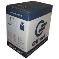 Кабель мережевий OK-Net U/UTP 305m cat.5E-SL patch AWG26 (КГПВ-ВП (100) 4*2*AWG26/7)