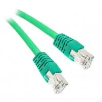 Patch cord 0.5m S/FTP Cat 6A CU LSZH green Cablexpert (PP6A-LSZHCU-G-0.5M)