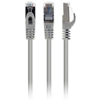 Patch cord 3m S/FTP Cat 6A CU LSZH gray Cablexpert (PP6A-LSZHCU-3M)
