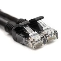Patch cord 7.5m, UTP, cat.5e, CU, black PowerPlant (CA911622)