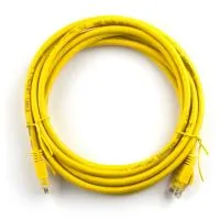 Patch cord 20m, RJ-45, Cat.5e, CU, copper, yellow Ritar (PCR-CU/20Yw / 04300)