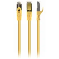 Patch cord 3m S/FTP Cat 6A CU LSZH yellow Cablexpert (PP6A-LSZHCU-Y-3M)