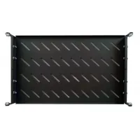 Полка 19" Hypernet 1U глиб. 300мм, в шкафи глибиною 450мм, колір чорний (U-FS-45-Black)