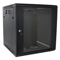 Wall cabinet Merlion 18U 19" 600*600mm (W*D) mm, black (Ml3-6618 / 20221)