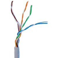 Network cable UTP 305m, cat.5e, CCA(25%), 4*2*0.51, PVC, indoor, gray GEAR (GEC-UTPCCA25051305)