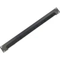 Cable organizer Eserver 19" 1U brush, single-sided (WT-2154A)
