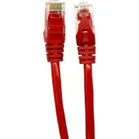 Patch cord 2m UTP cat.5e, CU, 24AWG, red GEAR (GPC-UTPCURJ45-2R)