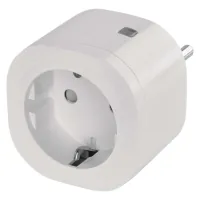 Розумна розетка WIFI P5533 GoSmart, ZigBee 3.0, IP44 EMOS (P5533)