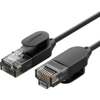 Patch cord 5m, U/UTP CAT 6A Copper Ethernet Cable thin (diameter 2.8mm) NW122 Black Ugreen (70654)