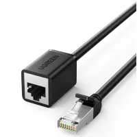 Патч-корд 2м, F/UTP cat 6 RJ-45 extension black Ugreen (U_11281)