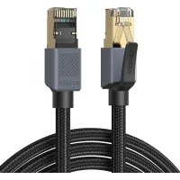 Патч-корд 2m F/FTP cat 8 RJ-45 black 40Gbps 2000MHz Ugreen (85370)