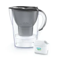 Filter pitcher Brita Marella Memo MXPro 2.4l (1.4l water) with filter cartridge 3pcs, graphite (1052796)