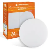 Світильник точковий Євросвітло LED-R-170-24 6400К без рамки