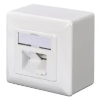 Комп'ютерна розетка Digitus 2xRJ45 FTP, для відкритої проводки (DN-9002-N)