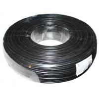 Television cable Ritar 1.02 mm.CU, 64x0.12m CCA screen, + 2*0.5 power, black PVC, b (RT-B100-RG690+2x0.5mm)