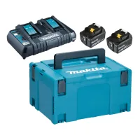 Set battery + charger Makita LXT (BL1850Bx2, DC18RD, Makpac3) (197629-2)