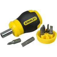 Stanley Multibit Stubby Screwdriver Set with 6 Interchangeable Bits (0-66-357)