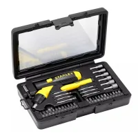 Set of screwdrivers Stanley Pistol Grip Ratchet with a mechanical ratchet, 36 inserts. (0-63-038)