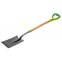Verto shovel straight, wooden handle (15G002)