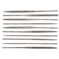 A set of Topex needle files for metal, a set of 10 pcs. (06A020)