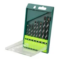 Verto drill set 4, 5, 5, 6, 6, 7, 8, 10 mm, for concrete, 8 pcs. (60H302)
