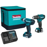 Set of power tools Makita CLX224SA CXT, screwdriver, screwdriver, battery, storage (CLX224SA)