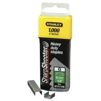 Staples for construction stapler Stanley type G 10mm (Stapler 6-TR250) 1000pcs (1-TRA706T)