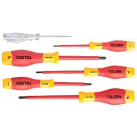 Set of Tolsen dielectric VDE screwdrivers 6 items. (V33506)