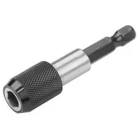 Tolsen bit holder 1/4" 60 mm with lock (77863)