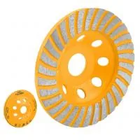Grinding cup Tolsen diamond 115x22.2mm Turbo (76681)