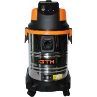 Construction vacuum cleaner GTM JN 508 dry/wet. 1400W/220V, 30l tank (JN 508)