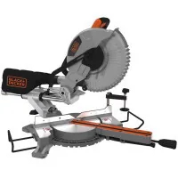 Miter saw Black&Decker 2100 W, disk 254x30 mm, 5000 rpm, XPS, weight 18.5 kg (BES710)