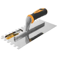 Grout Tolsen stainless steel 280x120 mm tooth 10 mm Ergo handle (41017)