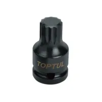 Toptul SPLINE impact head M14 L44mm 1/2" (KADB1614S)
