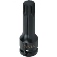 Toptul SPLINE impact head M18 L77mm 1/2" (KADB1618L)
