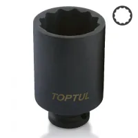 Toptul impact head long 1/2" 30mm 12-sided (KABJ1630)