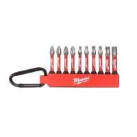 Milwaukee Carabiner Bit Set ShW 2 x PH2/ 1 x PZ2/ 1 x TX15/ 2 x TX20/ 2 x TX30/ 1 x TX40 (4932480941)