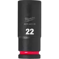 Торцева головка Milwaukee ShW 1/2" 22 мм, довга (4932480340)