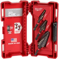 Набір свердл Milwaukee ступінчастих SHOCKWAVE Impact Duty, 3шт (48899266)