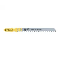 Milwaukee blade for jigsaw T101D, 75mm/ tooth pitch 4mm, 5pcs, wood, clean cut (4932274351)