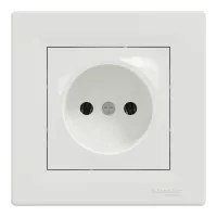 Socket Schneider Electric ASFORA without grounding white (EPH3000121)