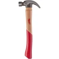 Milwaukee Nail Hammer, Hickory Handle, 16 oz/450 g. (4932478659)
