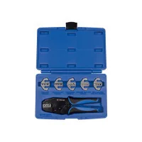 Clamp for terminals KING TONY ratchet, modular, 7 pcs (42107GX)