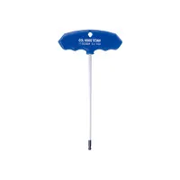 KING TONY hexagonal key with ball 2.5x100 mm T-shaped (115025MR)