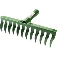 Grad Twisted Rake 12 Teeth 320x82mm Rivet Mount (29351)