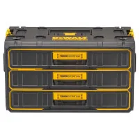 Ящик для інструментів DeWALT TOUGHSYSTEM 2.0, 555х355х305 мм., модуль на 3 ящики (DWST08330-1)